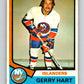 1974-75 O-Pee-Chee #199 Gerry Hart  New York Islanders  V4692