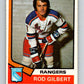 1974-75 O-Pee-Chee #201 Rod Gilbert  New York Rangers  V4703
