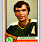 1974-75 O-Pee-Chee #203 Barry Gibbs  Minnesota North Stars  V4706