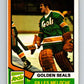 1974-75 O-Pee-Chee #205 Gilles Meloche  California Golden Seals  V4716