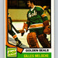 1974-75 O-Pee-Chee #205 Gilles Meloche  California Golden Seals  V4718