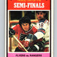 1974-75 O-Pee-Chee #213 Semifinals Flyers over Rangers  Philadelphia Flyers  V4744
