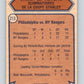 1974-75 O-Pee-Chee #213 Semifinals Flyers over Rangers  Philadelphia Flyers  V4745
