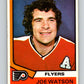 1974-75 O-Pee-Chee #217 Joe Watson  Philadelphia Flyers  V4756