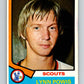1974-75 O-Pee-Chee #227 Lynn Powis  Kansas City Scouts  V4782