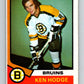 1974-75 O-Pee-Chee #230 Ken Hodge  Boston Bruins  V4795