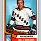1974-75 O-Pee-Chee #231 Bill Fairbairn  New York Rangers  V4799