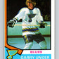 1974-75 O-Pee-Chee #237 Garry Unger  St. Louis Blues  V4822