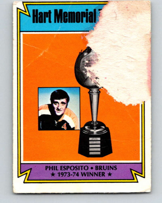 1974-75 O-Pee-Chee #244 Phil Esposito  Boston Bruins  V4840