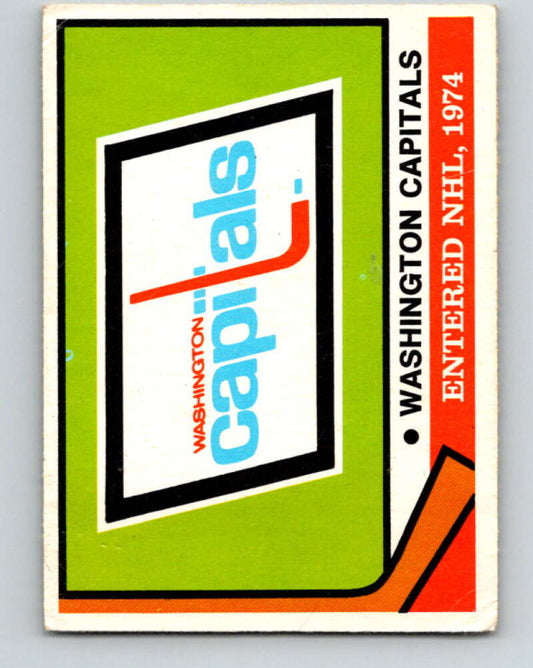 1974-75 O-Pee-Chee #256 Capitals Team  Washington Capitals  V4860