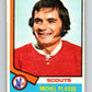 1974-75 O-Pee-Chee #257 Michel Plasse  Kansas City Scouts  V4862