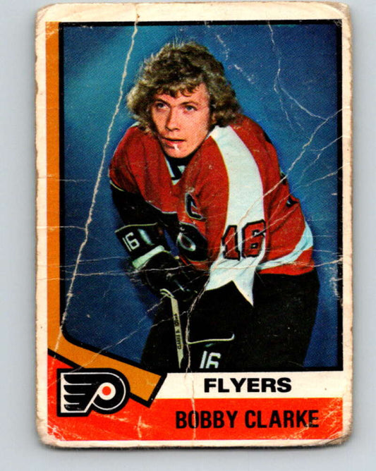 1974-75 O-Pee-Chee #260 Bobby Clarke UER  Philadelphia Flyers  V4869
