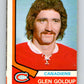 1974-75 O-Pee-Chee #275 Glenn Goldup  RC Rookie Montreal Canadiens  V4893