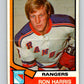 1974-75 O-Pee-Chee #276 Ron Harris  New York Rangers  V4895