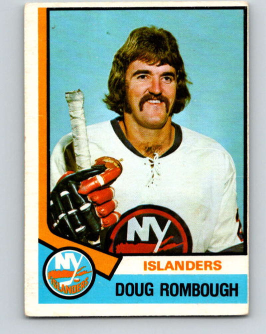 1974-75 O-Pee-Chee #279 Doug Rombough  RC Rookie New York Islanders  V4903