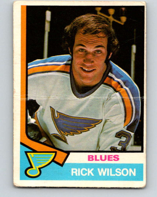 1974-75 O-Pee-Chee #284 Rick Wilson  RC Rookie St. Louis Blues  V4915
