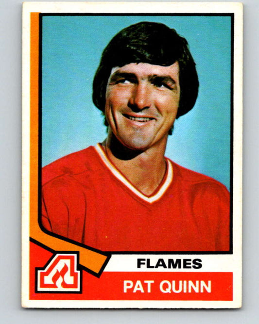 1974-75 O-Pee-Chee #286 Pat Quinn  Atlanta Flames  V4922