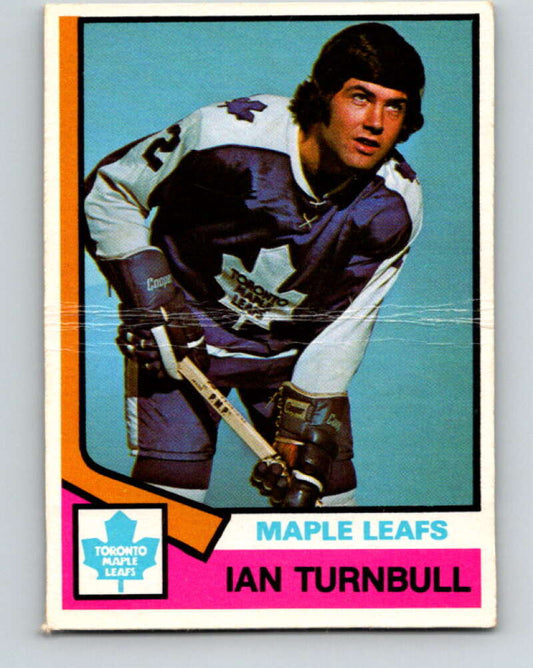 1974-75 O-Pee-Chee #289 Ian Turnbull  RC Rookie Toronto Maple Leafs  V4928