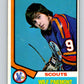 1974-75 O-Pee-Chee #292 Wilf Paiement UER  RC Rookie Kansas City Scouts  V4935