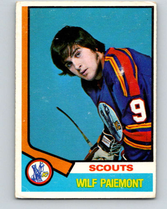1974-75 O-Pee-Chee #292 Wilf Paiement UER  RC Rookie Kansas City Scouts  V4935