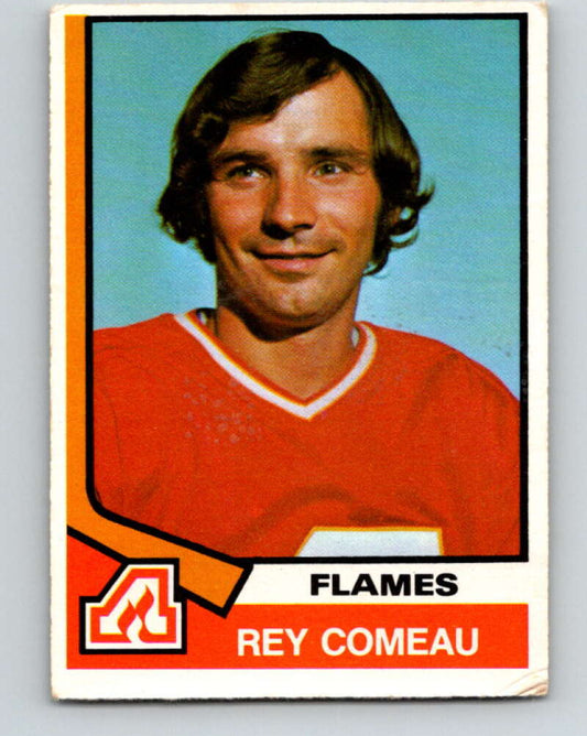 1974-75 O-Pee-Chee #296 Rey Comeau  Atlanta Flames  V4942