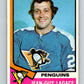 1974-75 O-Pee-Chee #299 Jean-Guy Lagace  RC Rookie Pittsburgh Penguins  V4951