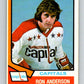 1974-75 O-Pee-Chee #314 Ron Anderson  RC Rookie Washington Capitals  V4979