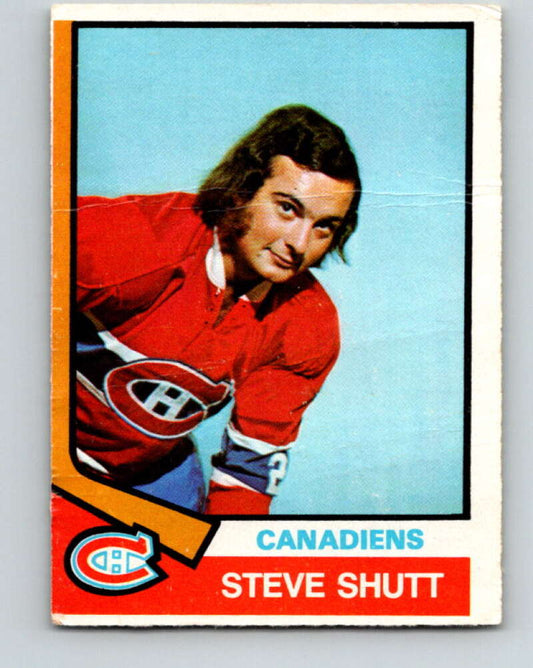1974-75 O-Pee-Chee #316 Steve Shutt  RC Rookie Montreal Canadiens  V4984
