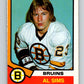 1974-75 O-Pee-Chee #333 Al Sims  RC Rookie Boston Bruins  V5010
