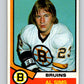 1974-75 O-Pee-Chee #333 Al Sims  RC Rookie Boston Bruins  V5011