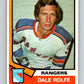 1974-75 O-Pee-Chee #341 Dale Rolfe  New York Rangers  V5022