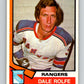 1974-75 O-Pee-Chee #341 Dale Rolfe  New York Rangers  V5023