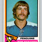 1974-75 O-Pee-Chee #343 Bob Paradise  RC Rookie Pittsburgh Penguins  V5028