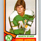 1974-75 O-Pee-Chee #346 Chris Ahrens  RC Rookie Minnesota North Stars  V5035