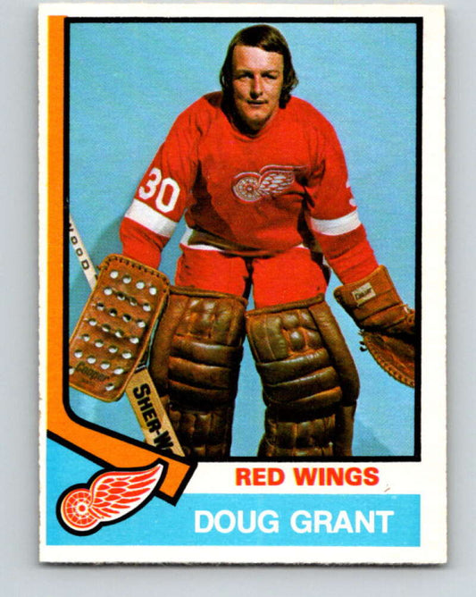 1974-75 O-Pee-Chee #347 Doug Grant  RC Rookie Detroit Red Wings  V5043
