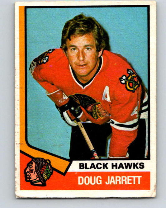 1974-75 O-Pee-Chee #351 Doug Jarrett  Chicago Blackhawks  V5045