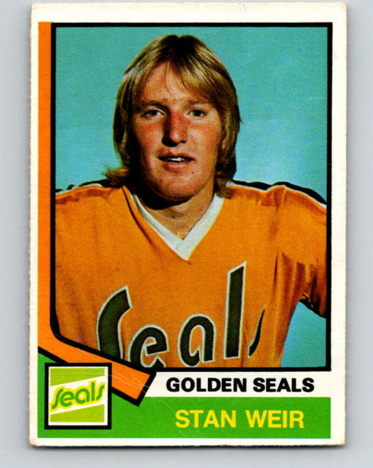 1974-75 O-Pee-Chee #355 Stan Weir  RC Rookie California Golden Seals  V5056