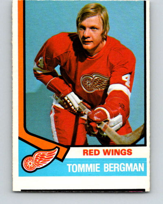 1974-75 O-Pee-Chee #365 Thommie Bergman UER  Detroit Red Wings  V5080