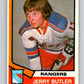 1974-75 O-Pee-Chee #393 Jerry Butler  RC Rookie New York Rangers  V5124