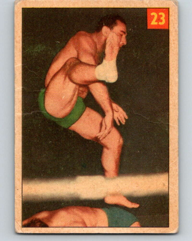 1954 Parkhurst #23 Argentina Rocca Wrestling Vintage Sports Card  V5147