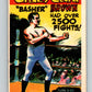 1961 Crazy Cards #1 Basher Brown 2500 Fights! Boxing V5159