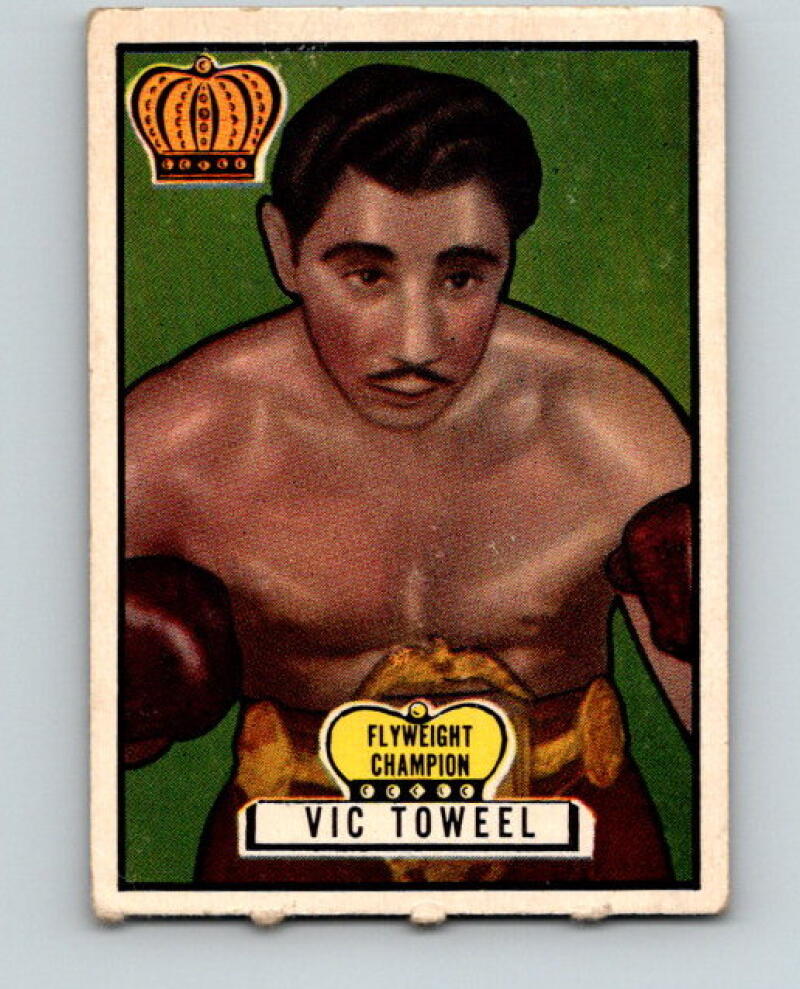 1951 Topps Ringside #36 Vic Toweel Vintage Boxing V5164