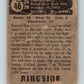 1951 Topps Ringside #46 Ruby Goldstein Referee Vintage Boxing V5165