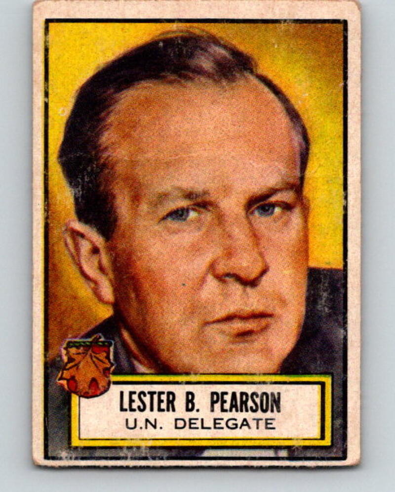 1952 Topps Look 'n See #99 Lester B. Pearson Delegate Vintage Card V5186