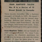 1946 Kellogg's All-Weat #8 Jean Baptiste Talon Vintage Card V5190