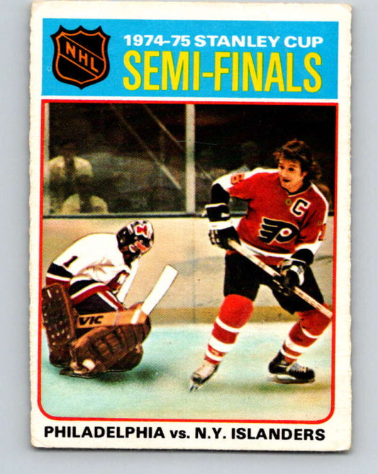 1975-76 O-Pee-Chee #2 Semi-Finals Flyers/Islanders  V5204