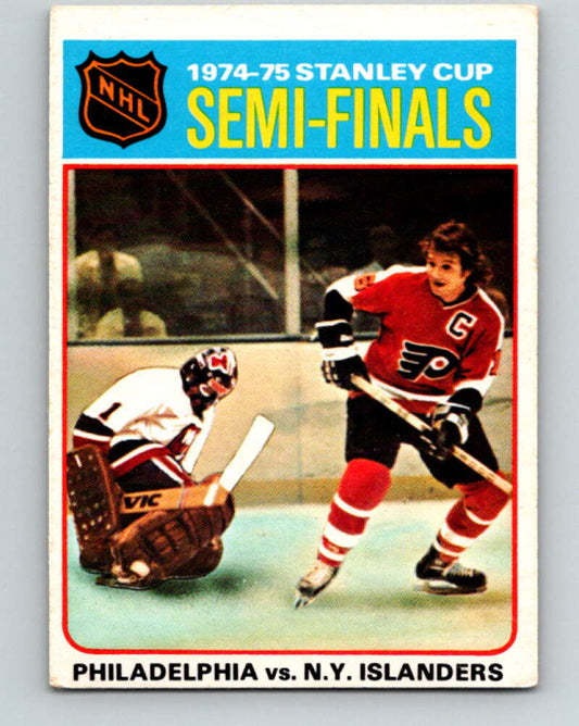 1975-76 O-Pee-Chee #2 Semi-Finals Flyers/Islanders  V5206