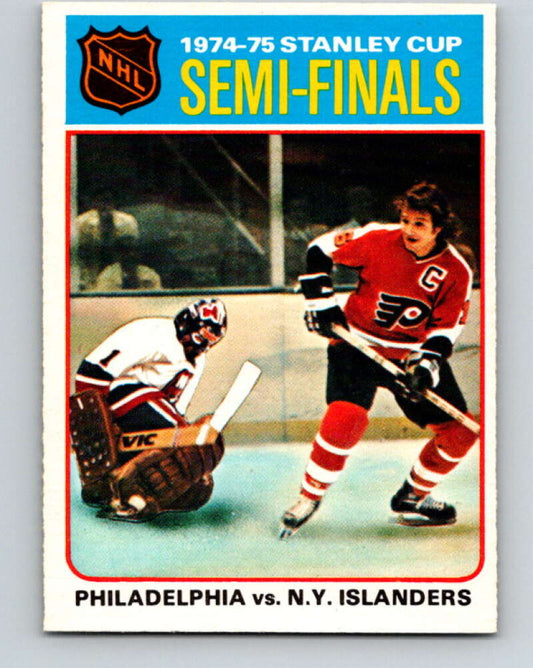 1975-76 O-Pee-Chee #2 Semi-Finals Flyers/Islanders  V5207