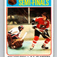 1975-76 O-Pee-Chee #2 Semi-Finals Flyers/Islanders  V5208