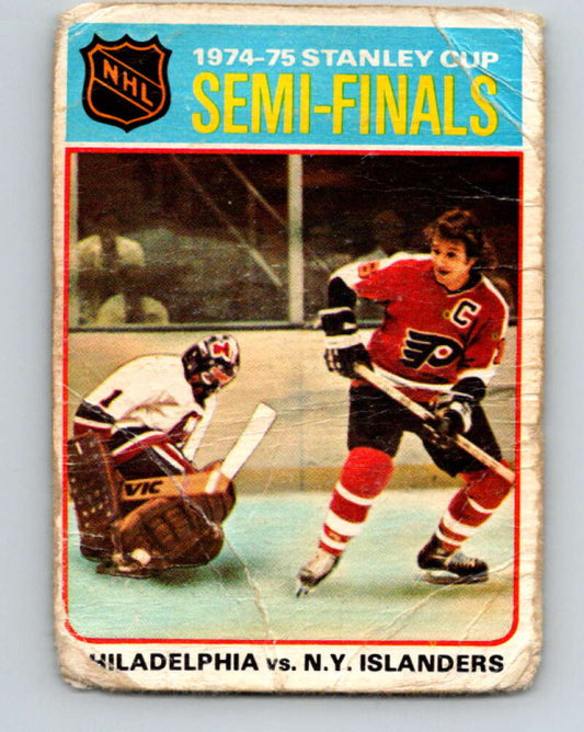 1975-76 O-Pee-Chee #2 Semi-Finals Flyers/Islanders  V5209